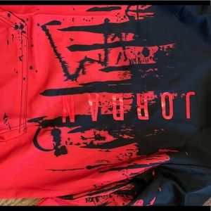 Sweatsuit Black Red Jordan Large Fits like sm/med